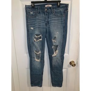 Ripped Boyfriend Jeans